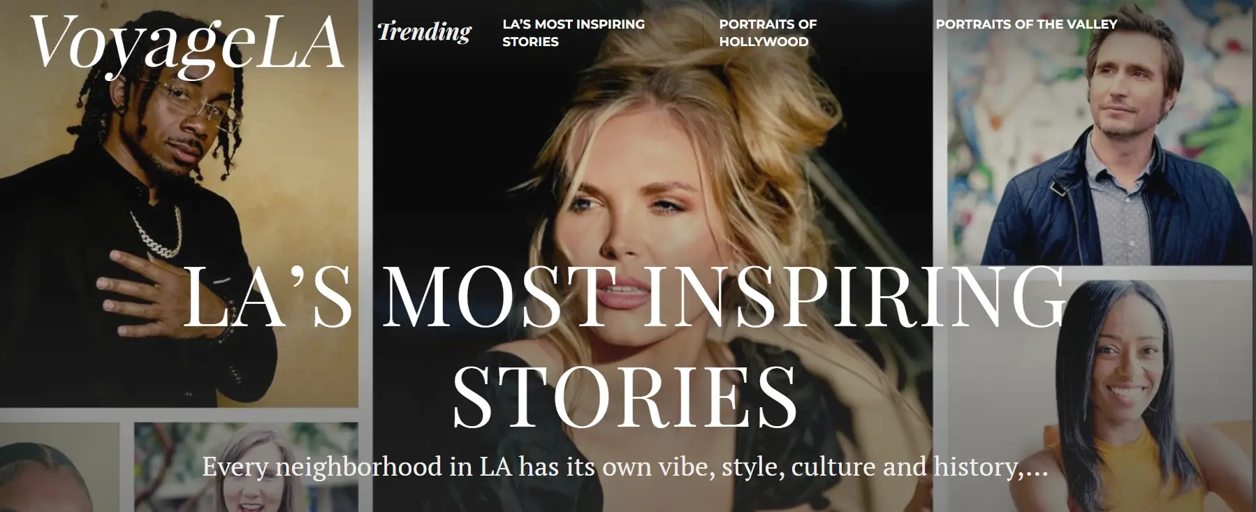 LA's inspiring stories and portraits.