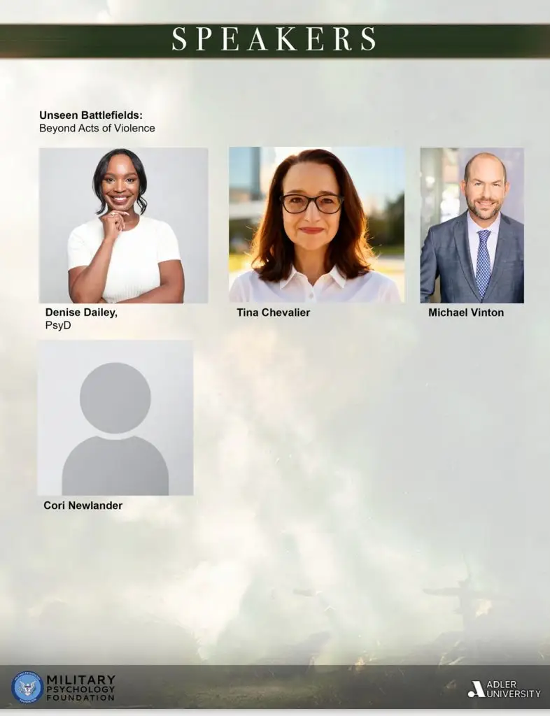 Speakers for military psychology event