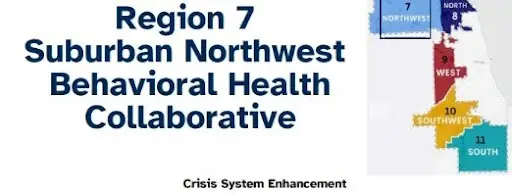 Map of behavioral health regions